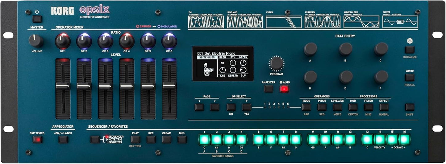 Korg OPSIXM Synthesizer Module Altered FM