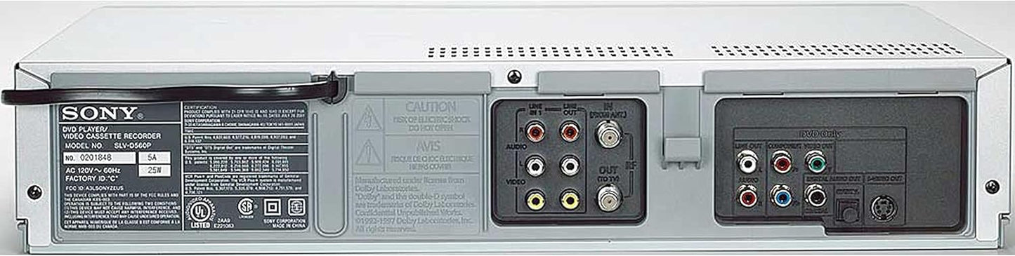 Sony SLVD560P - DVD/VCR Combo Player (Renewed)