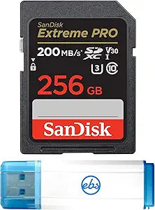 SanDisk SD_Extreme_Pro_R3 256GB SD Card for Sony ZV-1