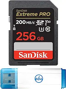 SanDisk 256G_SD_Extreme_Pro_R3 256GB SDXC Extreme Pro Card Reader Bundle — main product image