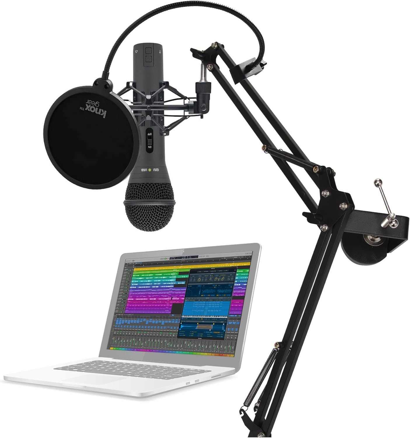 Samson Q2U USB Microphone Recording Podcasting Bundle