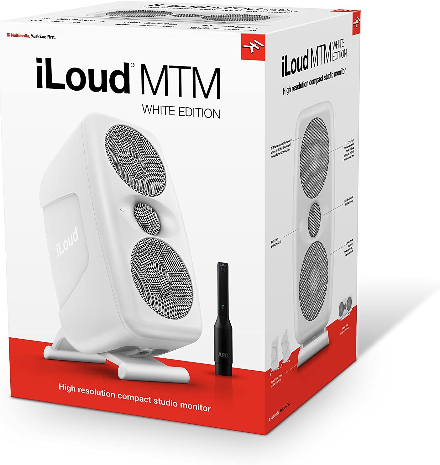 IK Multimedia IP-ILOUD-MTMW iLoud MTM White Studio Monitor