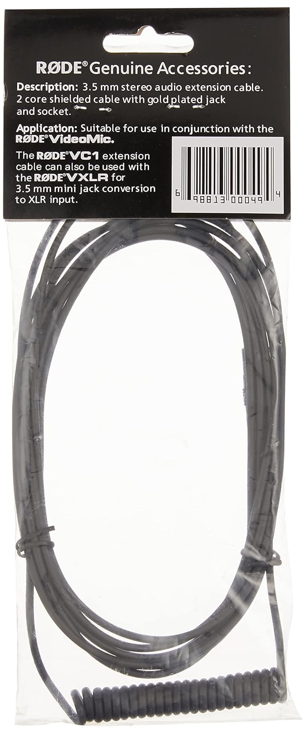 Rode VC1 3.5mm Stereo Microphone Extension Cable