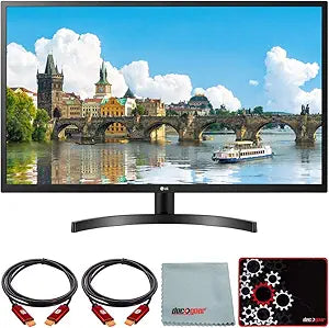 LG E3LG32MN600PB 31.5" FHD IPS Monitor Bundle