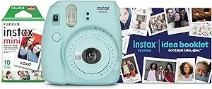 Fujifilm 600021950 Instax Mini 9 Ice Blue Holiday Bundle