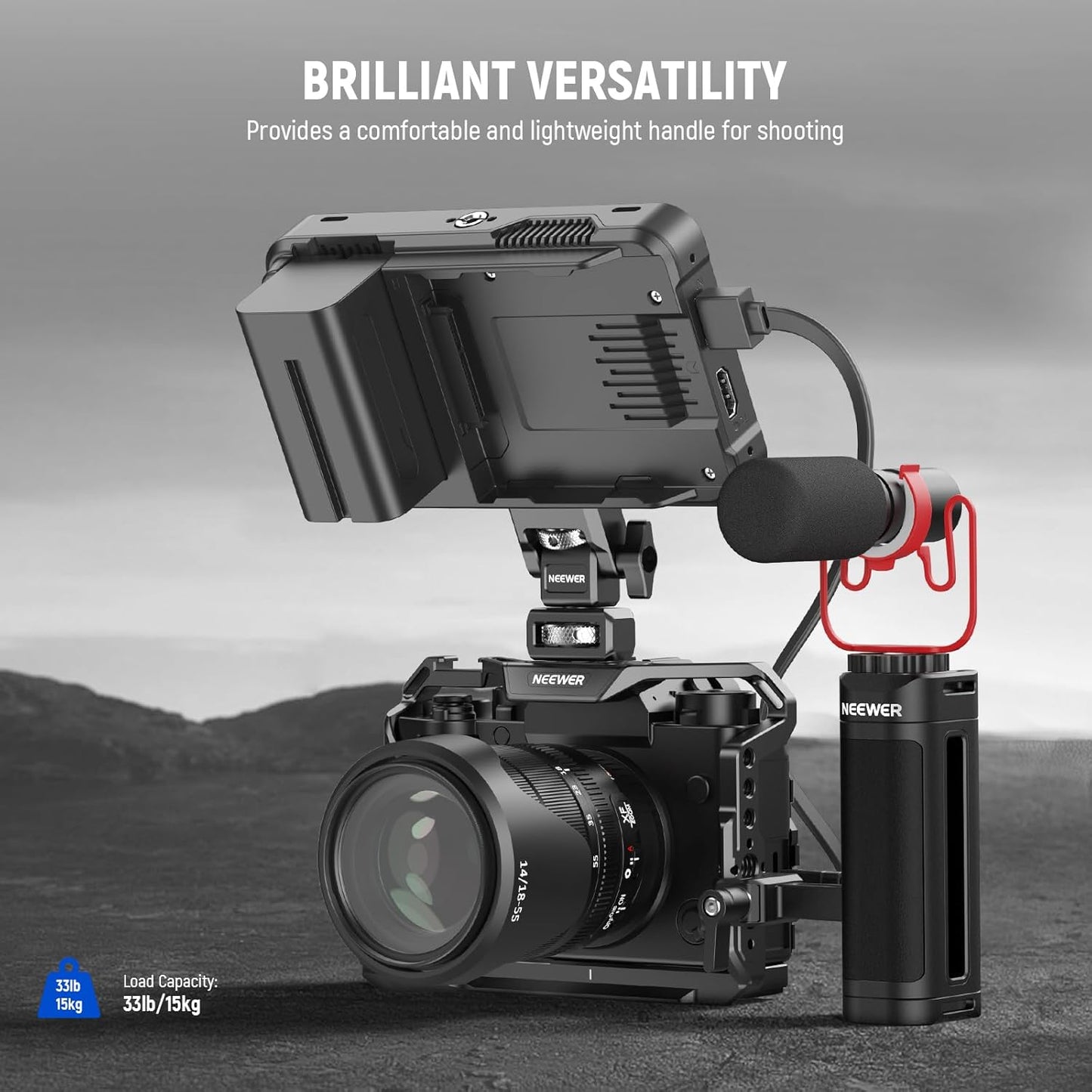 Neewer 10102482 NATO Side Handle Camera Cage Grip