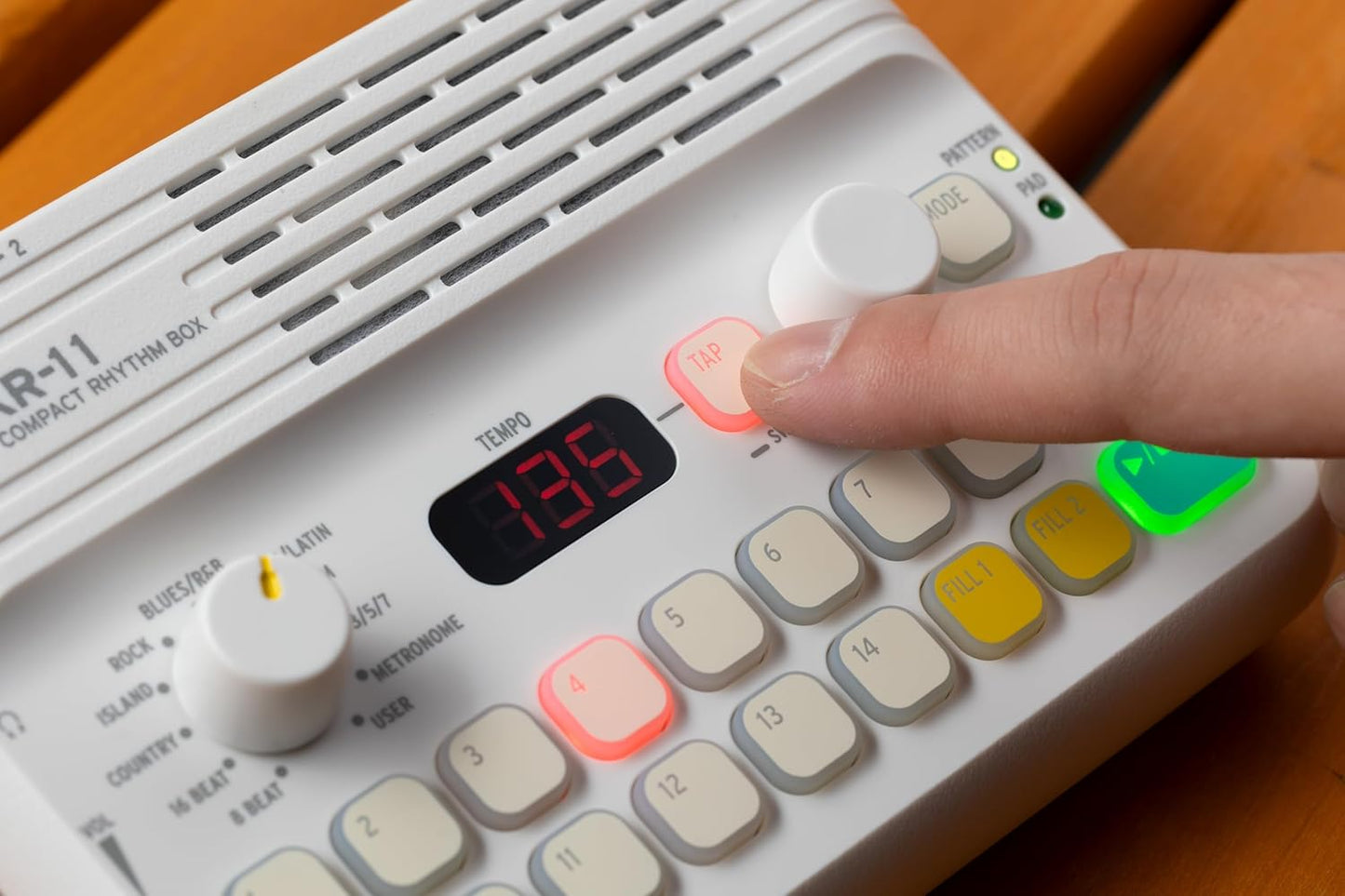 Korg KR11 Compact Rhythm Machine Practice Drum Machine