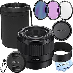 Sony SEL50F18F/2 FE 50mm f/1.8 E-Mount Prime Lens