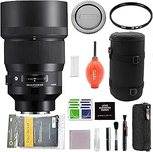 Sigma 135mm F1.8 Sony E-Mount Art Lens Bundle