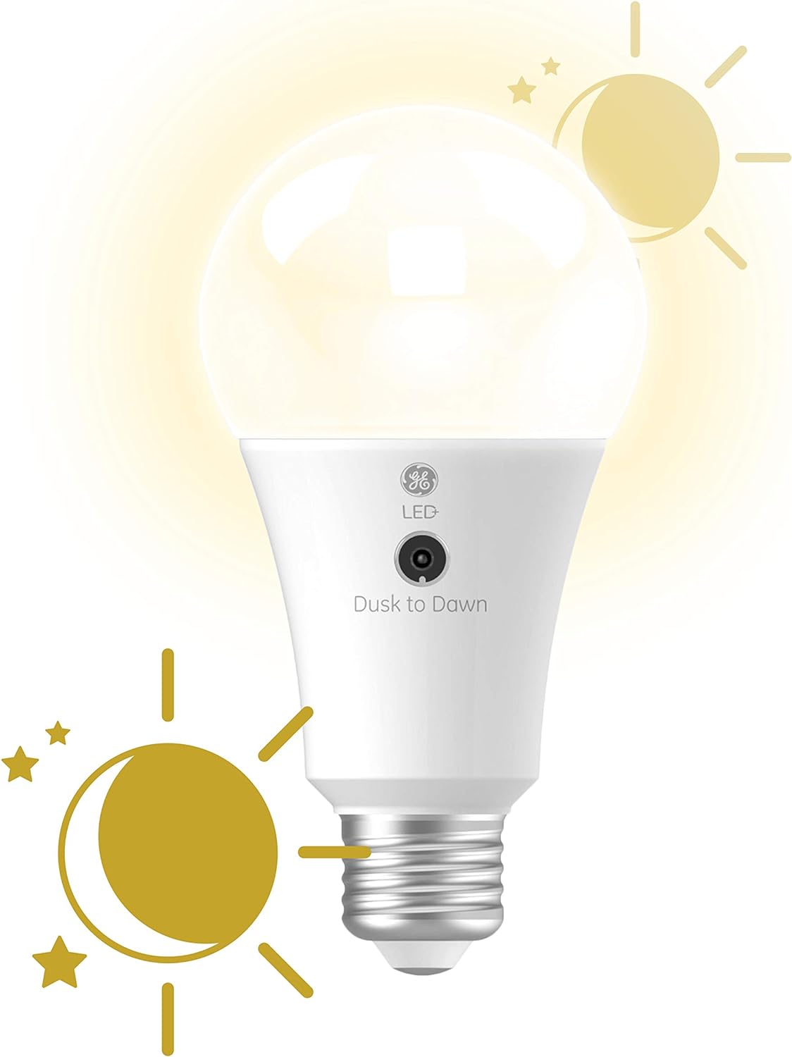 GE 93129128 LED+ Dusk to Dawn A19 2-Pack