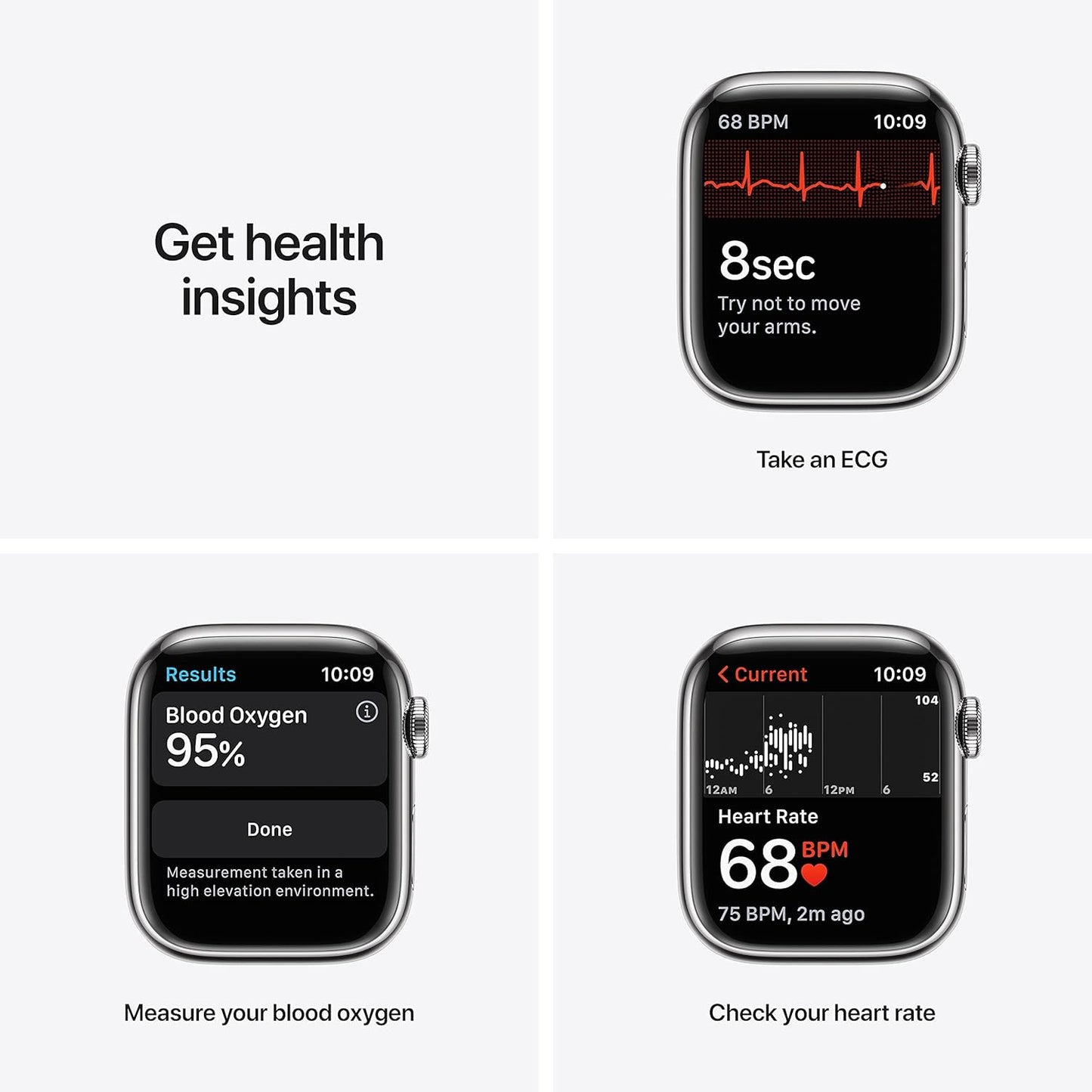 Apple MKJE3LL/A Watch Series 7 GPS + Cellular Renewed