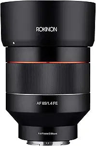 Rokinon IO85AF-E 85mm f/1.4 Auto Focus Lens