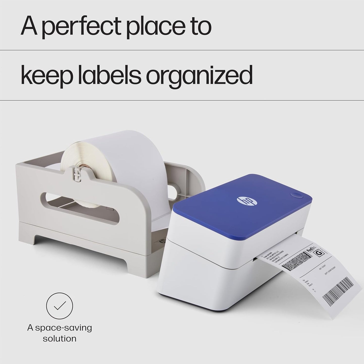 HP HPKELH Thermal Label Holder - 4x6 Labels - Rolls & Fanfold