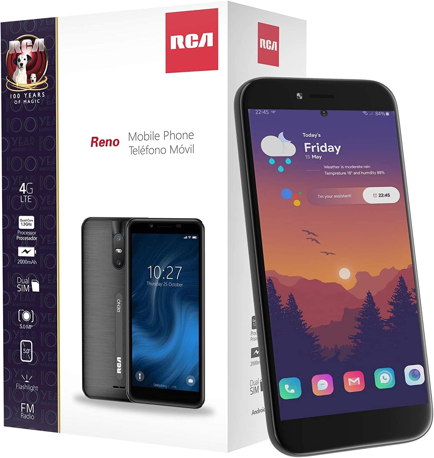 RCA RENO 4G LTE Android 11 Unlocked Smartphone