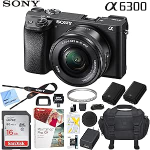 Sony E55SNILCE6300L a6300 4K Mirrorless Camera 16-50mm Kit