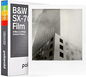 Polaroid 6005 B&W Film for SX-70 Instant Photography