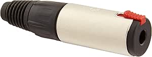 Neutrik NJ3FC6 1/4" F Cable MT Locking Connector