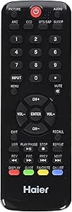 Haier TV-5620-125 Remote Control