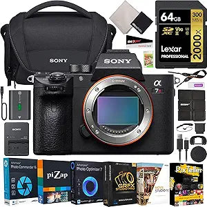 Sony E8SNILCE7RM3AB a7R III Full Frame Camera Bundle