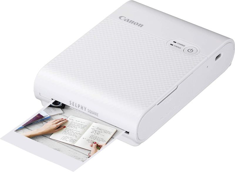 Canon 4108C002 SELPHY QX10 Square Photo Printer - White — main product image