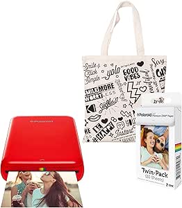 Polaroid AMZASK6MP01R Zip Wireless Photo Printer Starter Kit — main product image