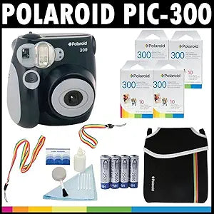 Polaroid AMZ-300BK2 Instant Film Camera Bundle