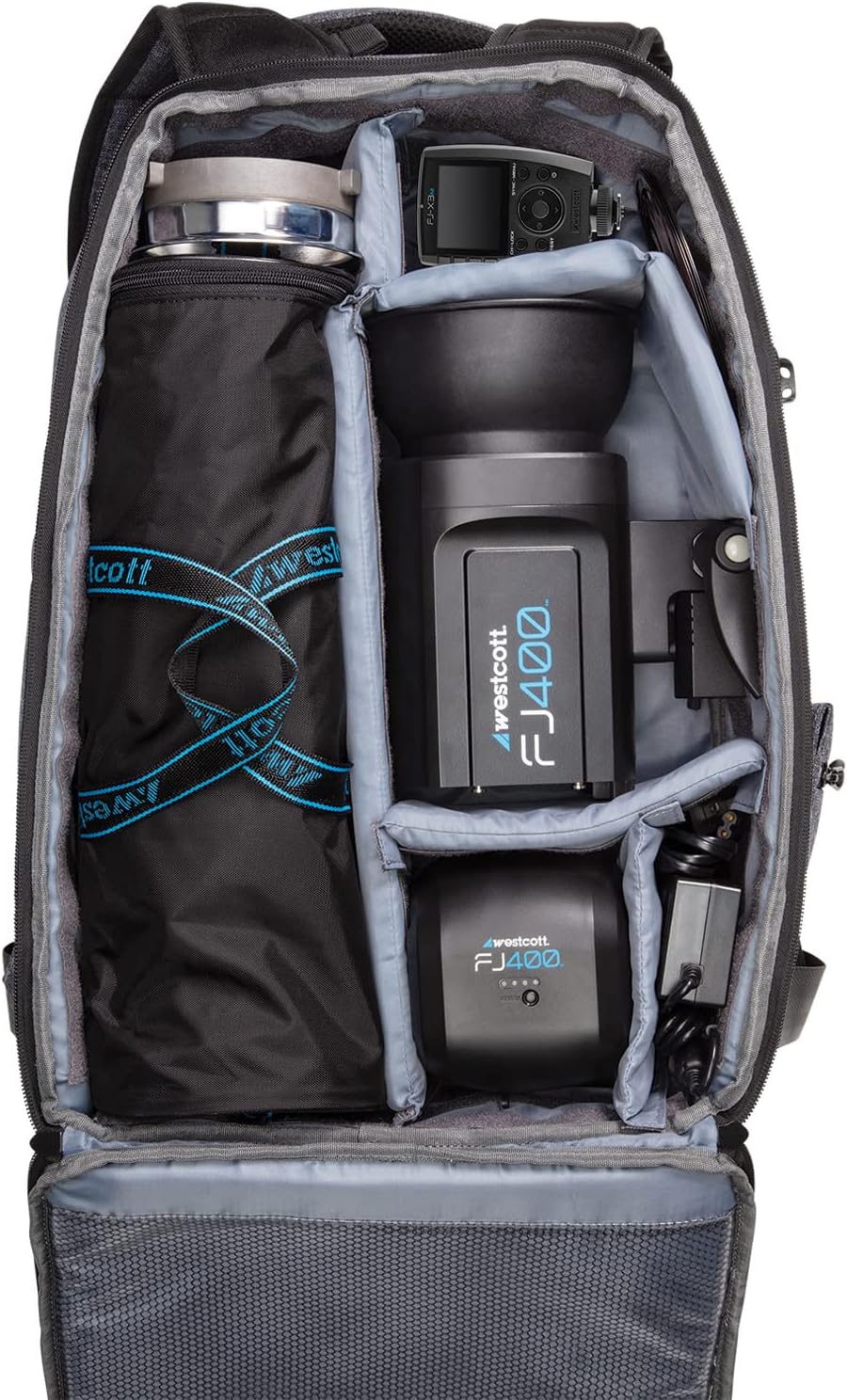 Westcott 4712M FJ400 Strobe 1-Light Backpack Kit