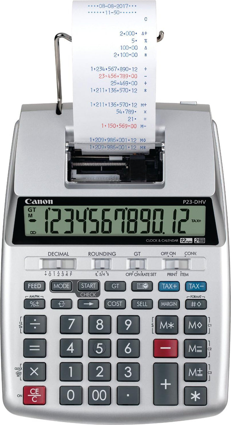 Canon 2279C001 P23-DHV-3 Printing Calculator Tax & Currency — main product image