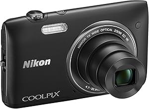 Nikon COOLPIX S3500 Black 20.1MP Digital Camera