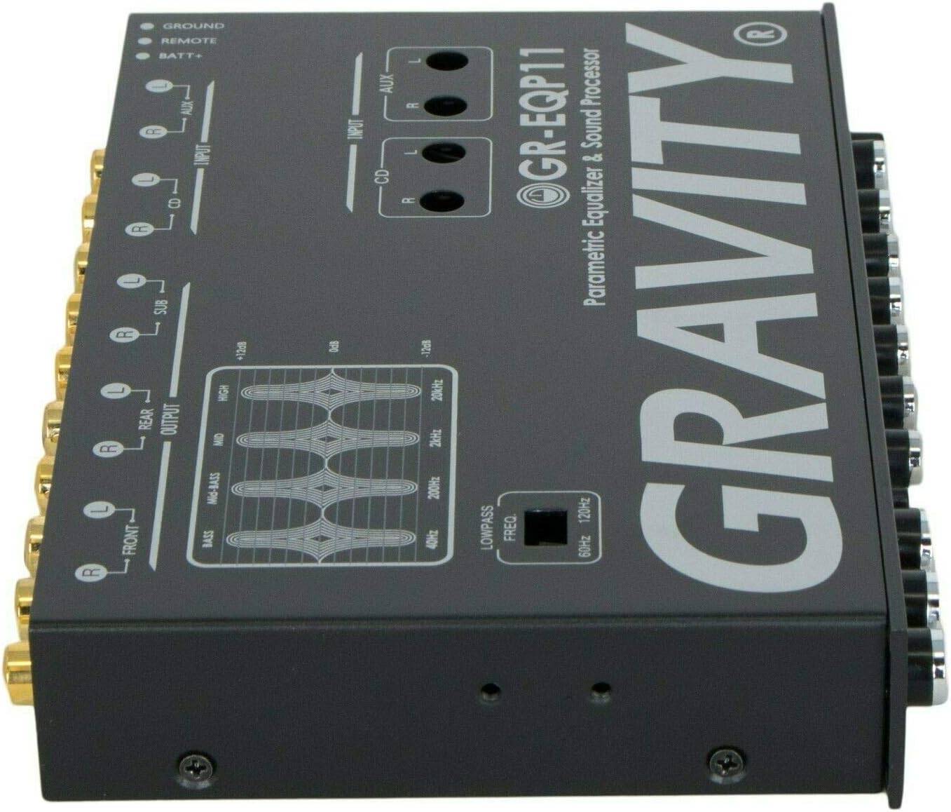 Gravity GR-EQP11 4-Way Car Parametric Equalizer