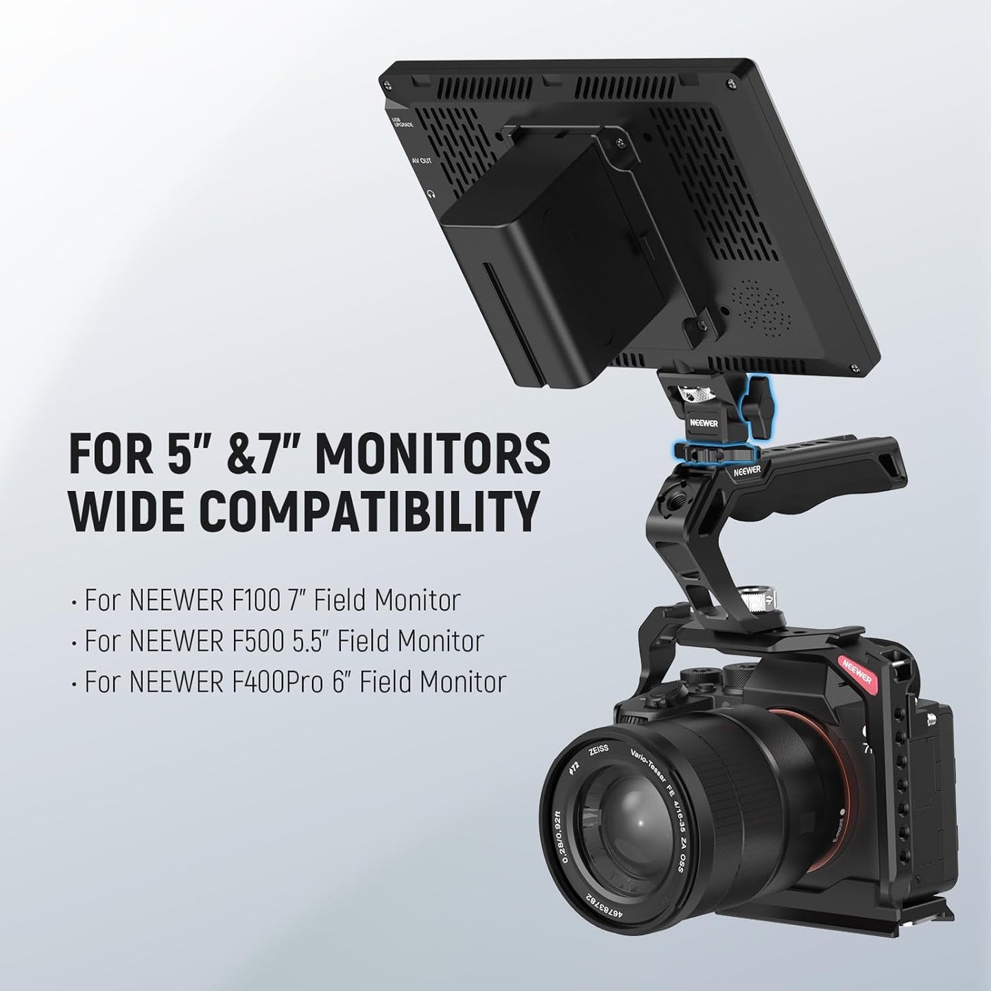 Neewer MA002 Camera Monitor Mount - Swivel/Tilt