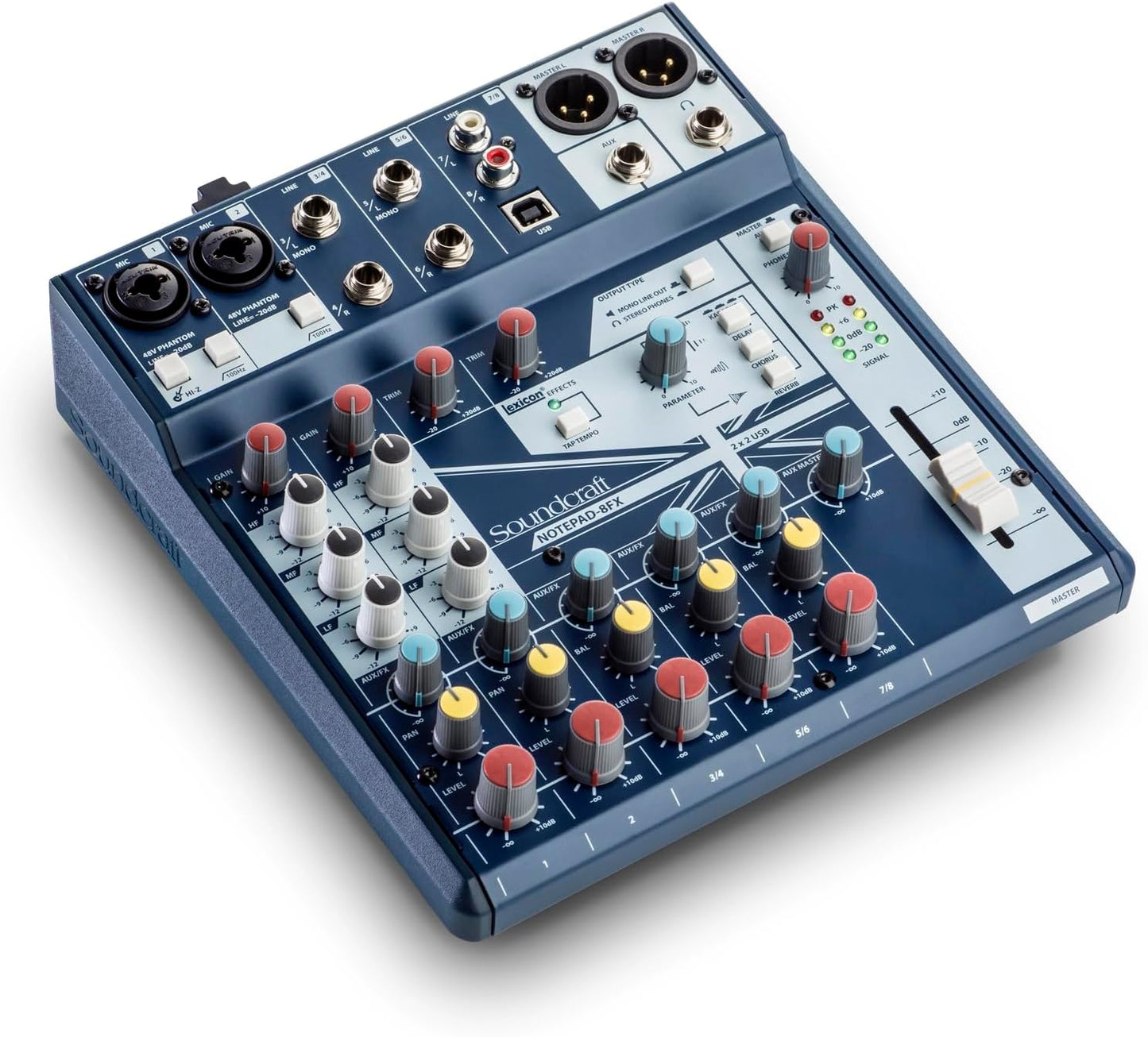 Soundcraft NOTEPAD-8FX 8-Channel USB Mixing Console
