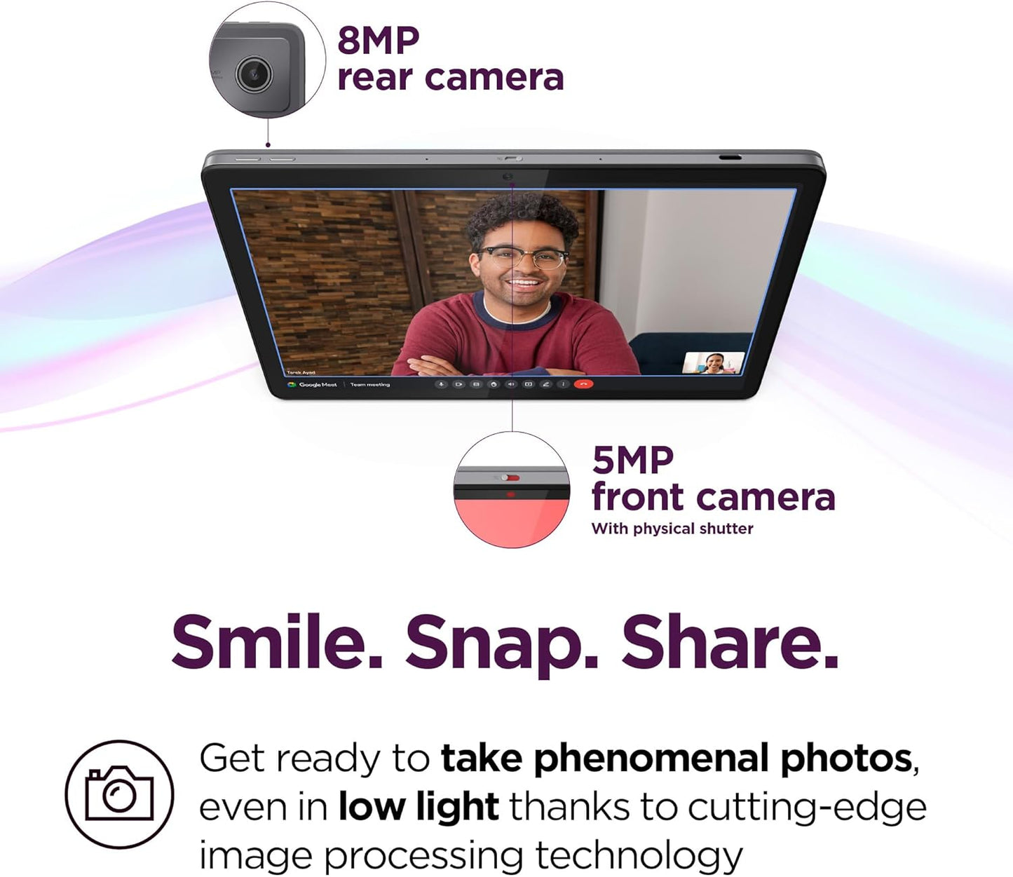 Lenovo 83HH0014US Chromebook Duet - 10.95" Touchscreen - Luna Grey