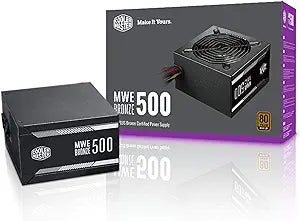 Cooler Master MPX-5001-ACAAB-US MWE Bronze 500W Power Supply — main product image