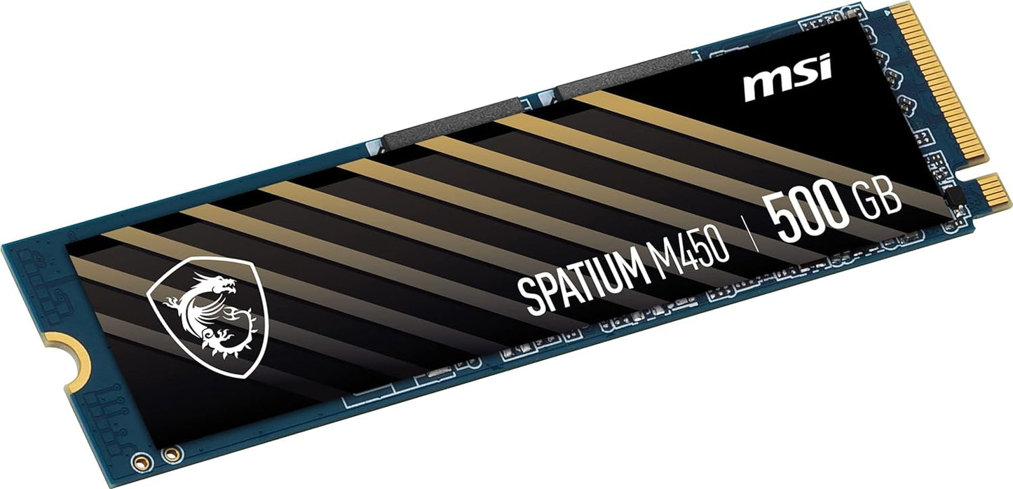 MSI S78-440K090-P83 SPATIUM M450 500GB PCIe NVMe SSD