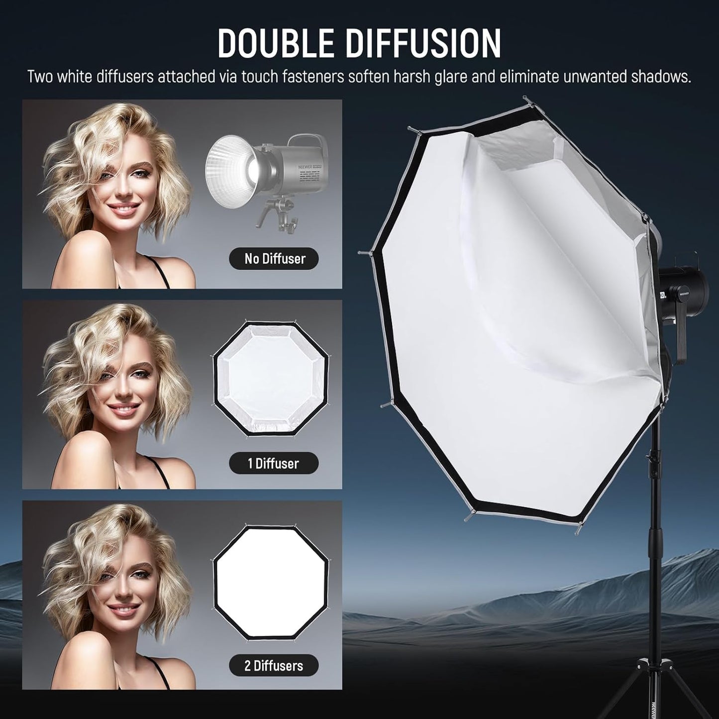 Neewer 10104452 37" Octagonal Quick Release Softbox