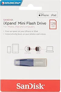 SanDisk SDIX40N-128G iXpand Mini 128GB Flash Drive — main product image