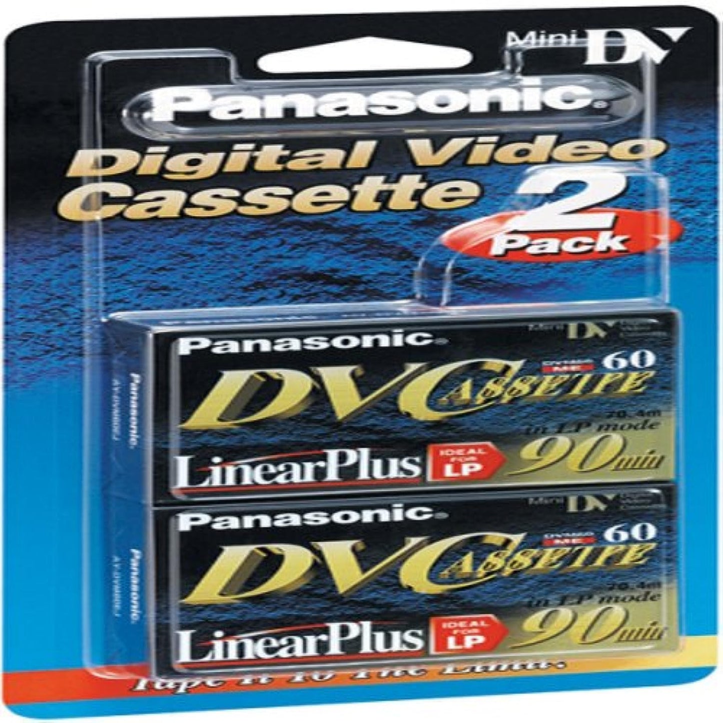Panasonic AYDVM60EJ2 MiniDV Video Cassette 2-Pack