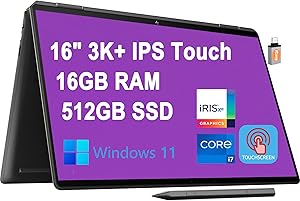 HP Spectre X360 16" 2-in-1 i7 Laptop Touchscreen