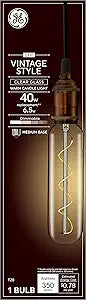 GE 93110310 Vintage Style LED Edison Bulb