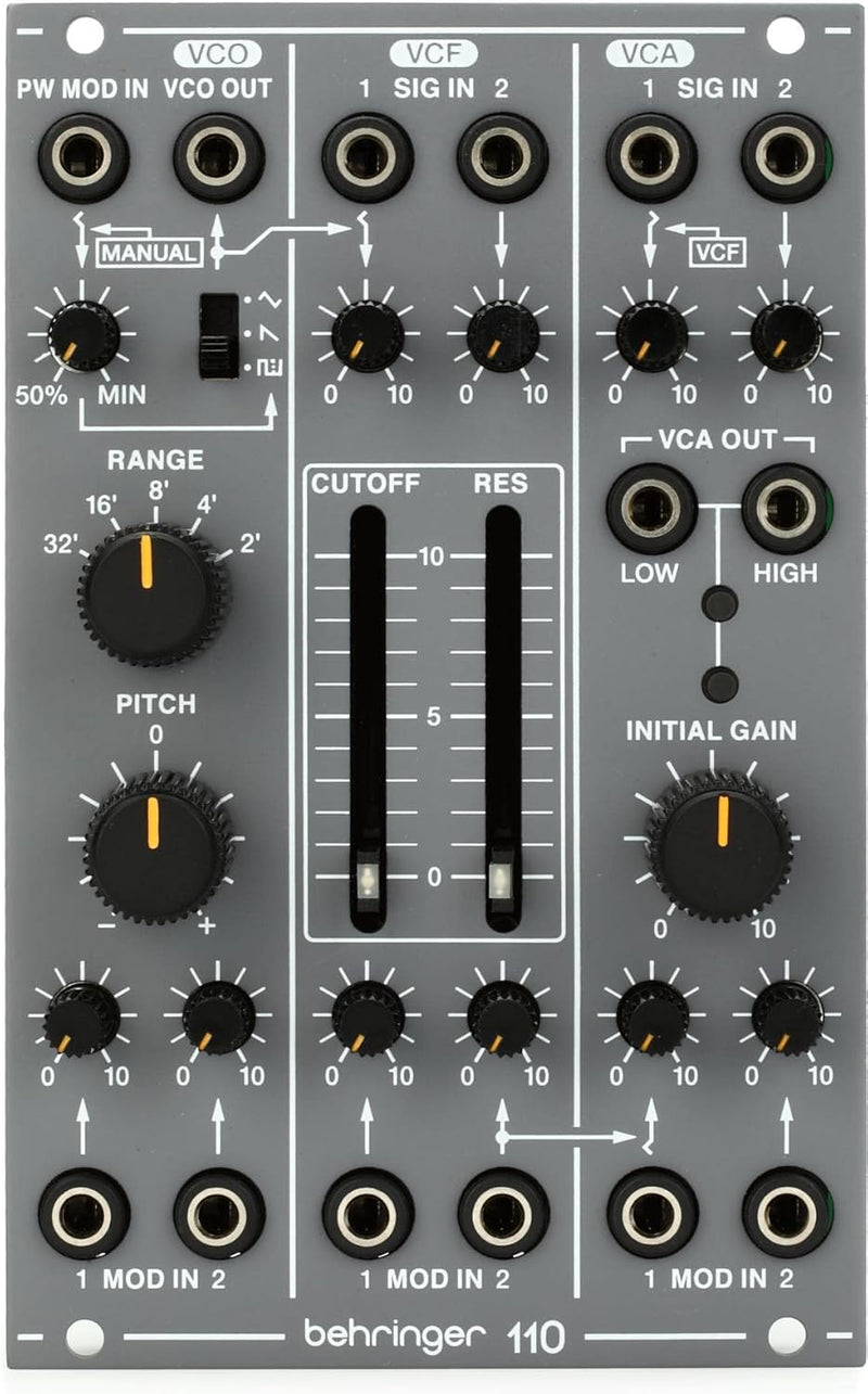 Behringer 0644216633401 110 VCO/VCF/VCA Eurorack Module — main product image