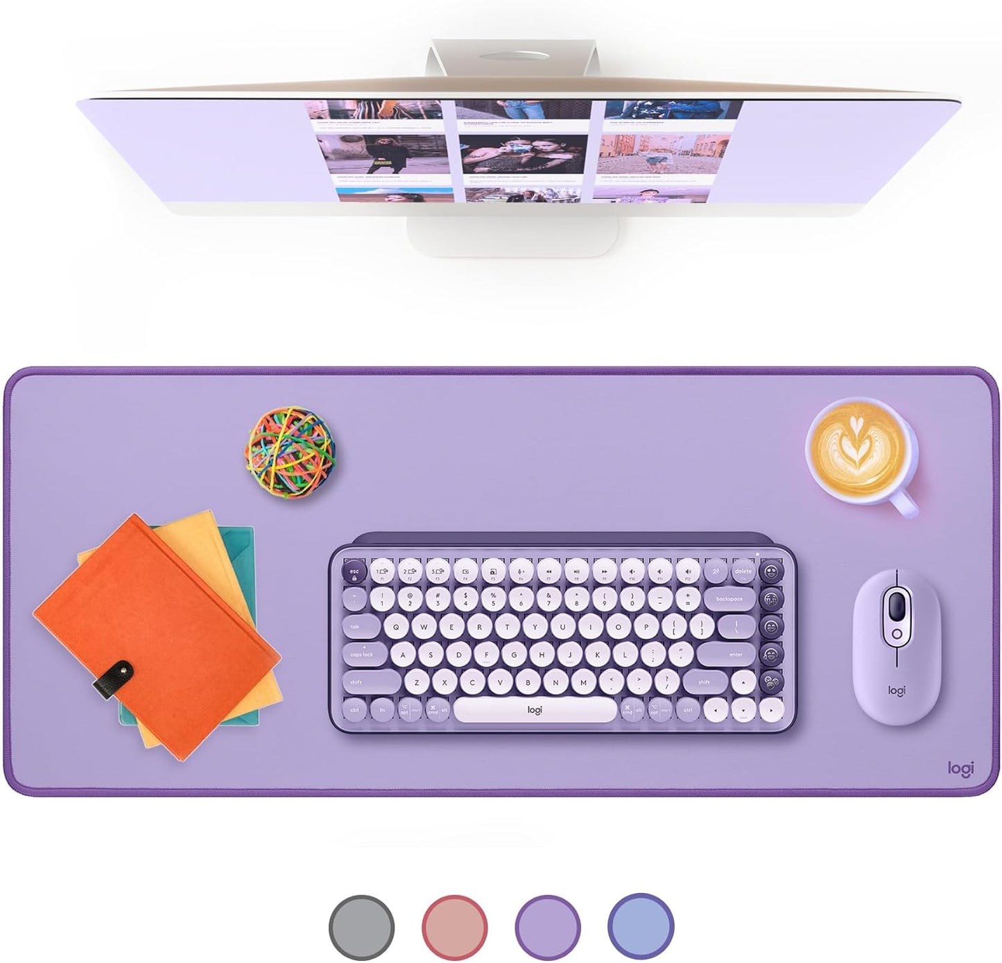 Logitech 956-000036 Desk Mat Studio Series Lavender