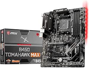 MSI 7C02-014R B450 Tomahawk MAX II Gaming Motherboard - Renewed