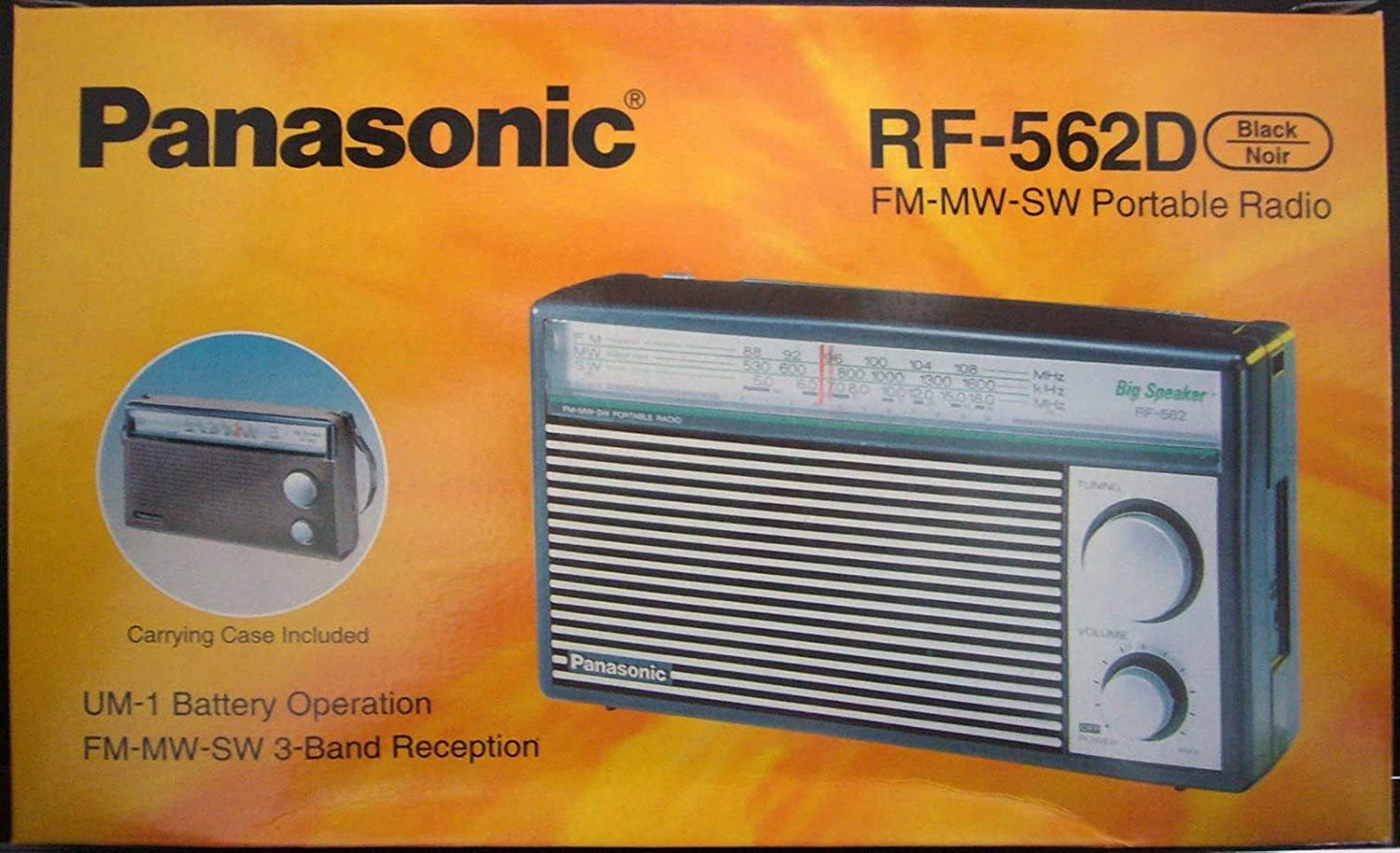 Panasonic 8541720371 Retro AM/FM Shortwave Transistor Radio