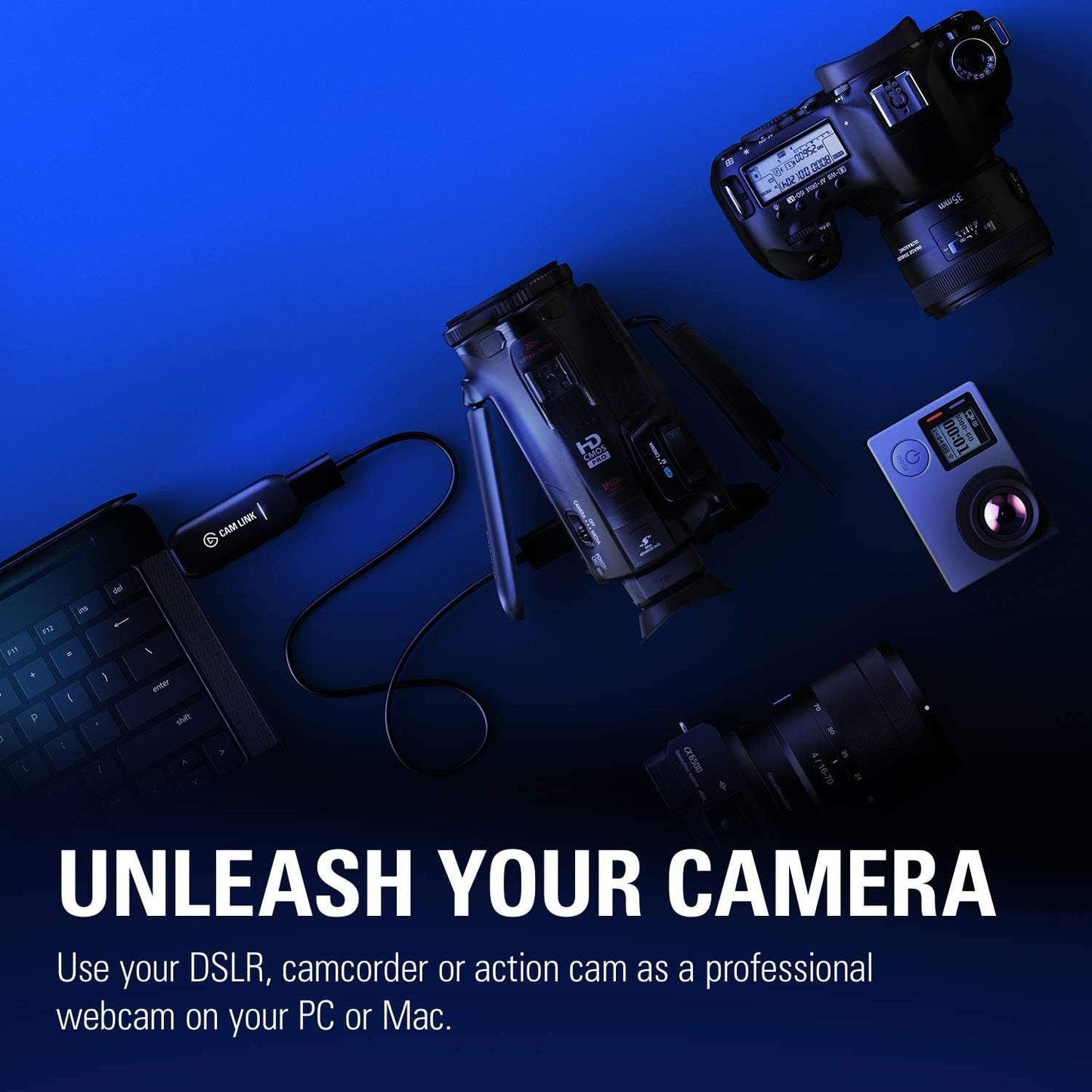 Elgato 49477 68469 Cam Link 4K Capture Device (Renewed)