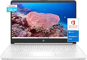 HP 14 Celeron N4120 16GB 192GB SSD Windows 11 Laptop — main product image
