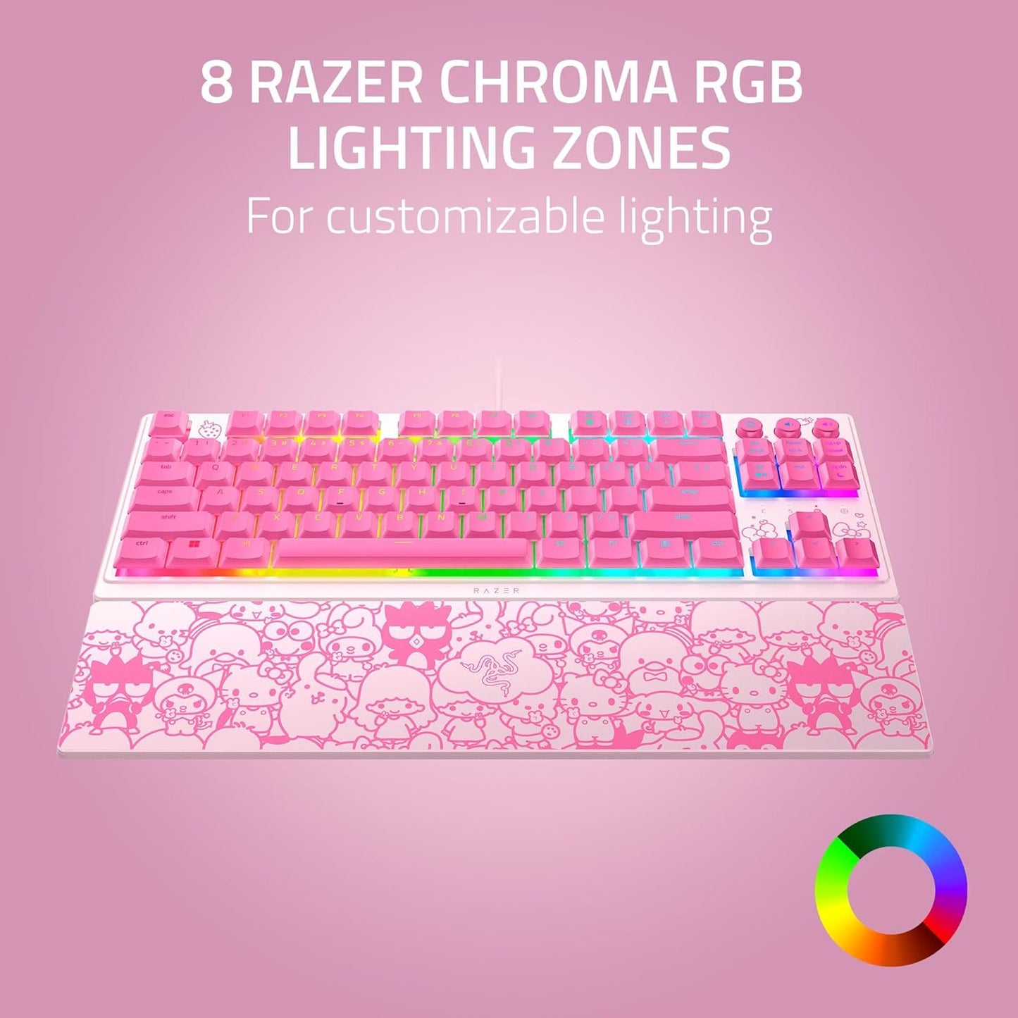 Razer RZ03-04881900-R3M1 Ornata V3 TKL Hello Kitty Keyboard