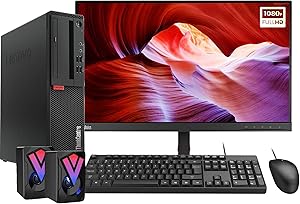 Lenovo ThinkCentre M910S SFF Desktop i5, 16GB, 1TB SSD, 23" Monitor Bundle