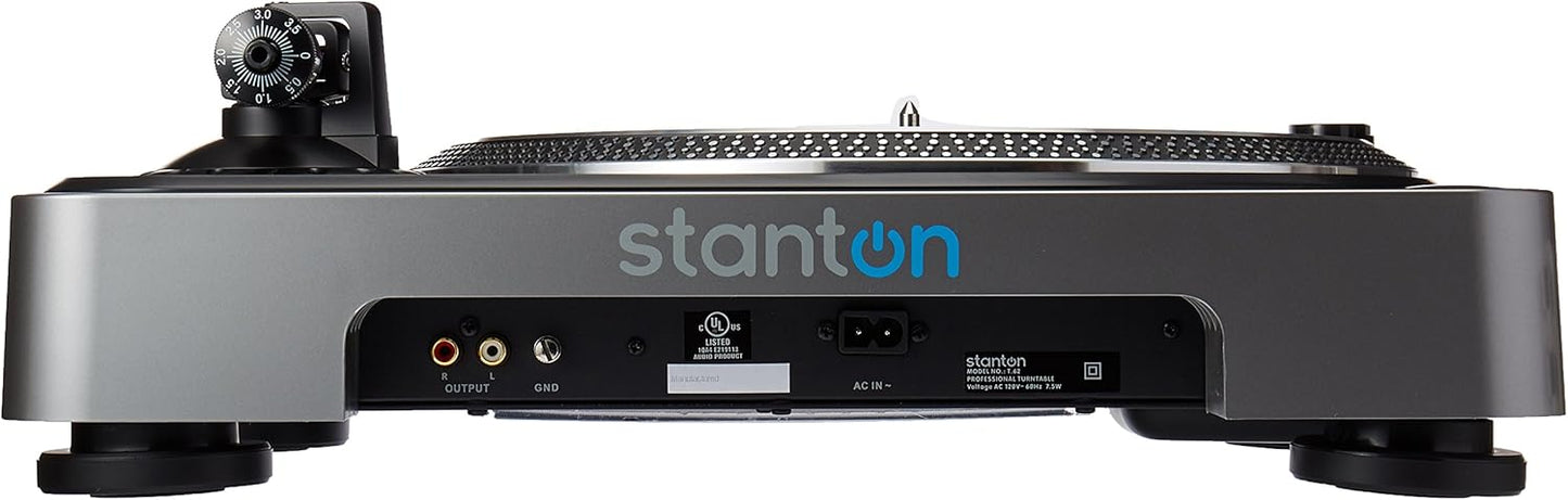Stanton STA T62B Direct-Drive DJ Turntable with 500 Cartridge