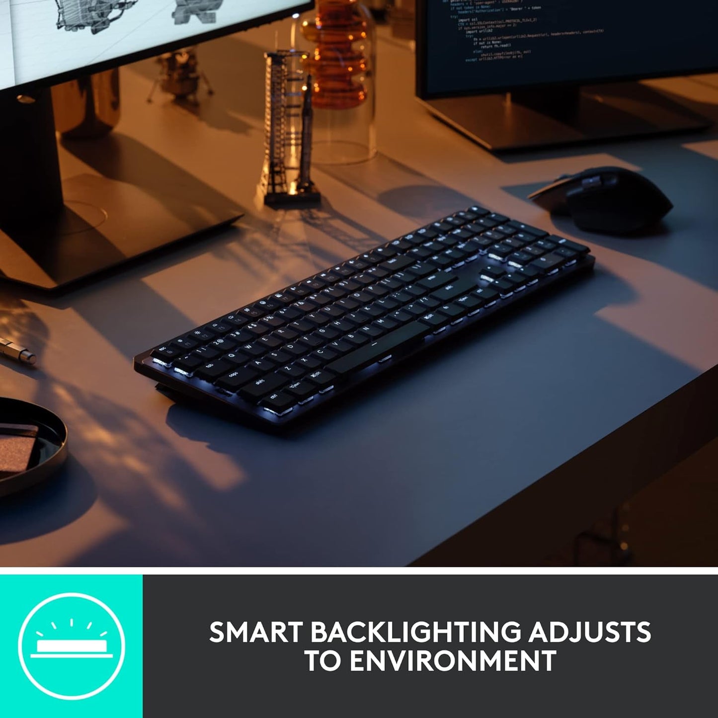 Logitech 920-010547 MX Mechanical Quiet Keyboard